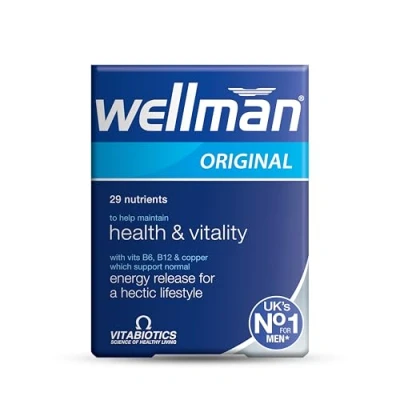 Image of Wellman Original Multivitamin Tablets for Men, One A Day Multivitamins, Formula, 90 Supply