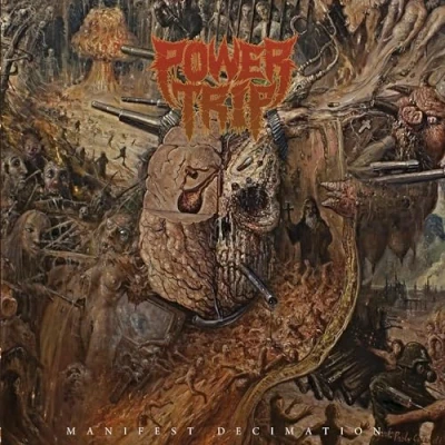 Image of Power Trip Manifest Decimation + Shrink USA vinyl LP LORD175