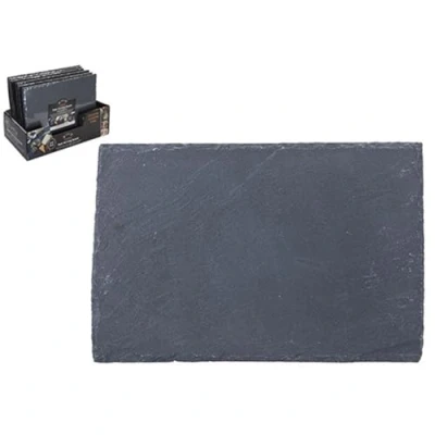 Image of PMS Slate Stone Rectangular 30x20cm Food Presentation Serving Board Tray (1)