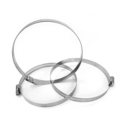 Image of 8x Simply Pack of 10 4X Stainless Steel Hose Clips S SSS