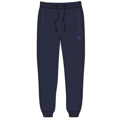 Image of Russell Athletic E06042 NA 190 Ankle Cuff Jogger with EMB Badge Pants Men&#039;s Navy Size M