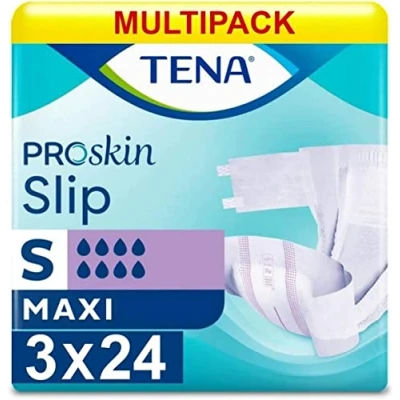 Image of 3 Packs Of 24 TENA Slip Maxi Small (50cm 80cm/20 30in)