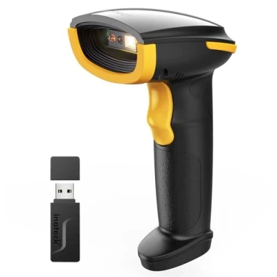 Image of Inateck Bluetooth Scanner Barcode, 1D 2D Wireless USB Barcode Reader Handheld, 1 Charge 3 Months, with APP and SDK, BCST 23