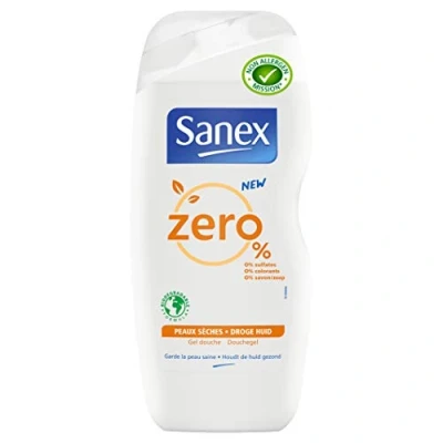 Image of Sanex Shower Gel Zero% Biodegradable Dry Skin 250 ml Pack of 1
