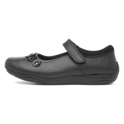 Image of Hush Puppies Christina Junior Shoe, Black, 2 UK Child