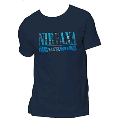 Image of Nirvana &#039;Nevermind&#039; (Navy) T Shirt (Medium)