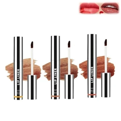 Image of Zinari Lip Stain, Peel off Stain &amp; Reveal, Long Lasting Plumper Lips, Matte Nude Tattoo Liner, Tint Waterproof, for All Skin Types(Mix3)