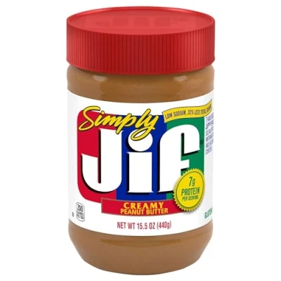 Image of Jif LOW SODIUM SIMPLY CREAMY Peanut Butter Spread 440g