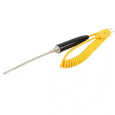 Image of K Type Thermocouple Probe 0 1100C/32 2012F High Temperature Sensor Handheld Needle Tip