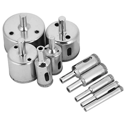 Image of Diamond Drill Bit 6 50 mm Hole Saw for Tiles Ceramic Glass Porcelain Marble (Pack of 10)