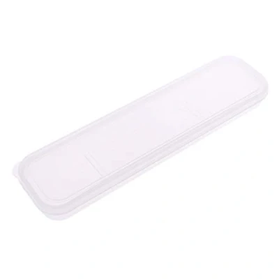 Image of Portable Transparent Tableware for Case Spoon Fork Storage Box Cutlery O