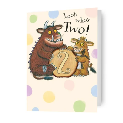Image of Gruffalo Official Birthday Card, Age 2, 2nd