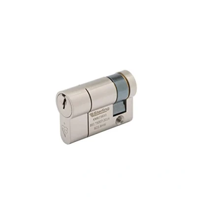 Image of Sterling BS1 ESN1130 Enhanced Police Approved Secured by Design Euro Door Cylinder, Satin Nickle, 11x30mm (41mm)