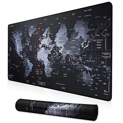 Image of Cmhoo XXL Professional Large Mouse Pad &amp; Computer Game Mat (35.4x15.7x0.1IN, Map) (90 * 40