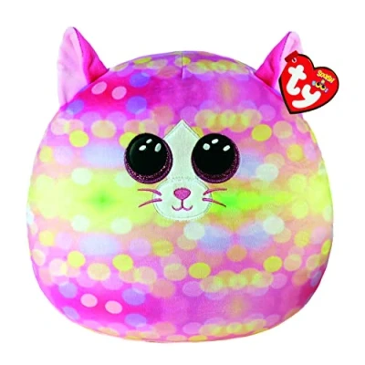 Image of TY Toys Squish a Boo Pink Cat Sonny 31 CM, Multicolored (2009316)