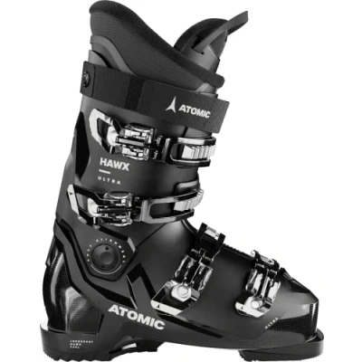 Image of ATOMIC Unisex Hawx Ultra Ski Boots Size 26/26.5 Alpine in Black/White with 3D Ankle &amp; Heel for Precise Fit Slim 98 mm