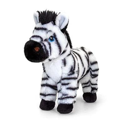 Image of Deluxe Paws Plush Cuddly Soft Eco Wild Animals Toys 100% Recycled (Zebra)