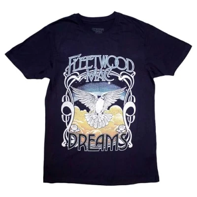 Image of Rock Off officially licensed products Fleetwood Mac Dreams T Shirt XL Navy