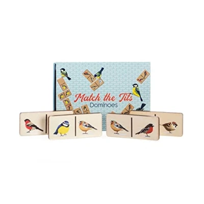 Image of Boxer Gifts Match The Tits Novelty Dominoes Game Set Funny Rude Secret Santa Gift For Him GA3081