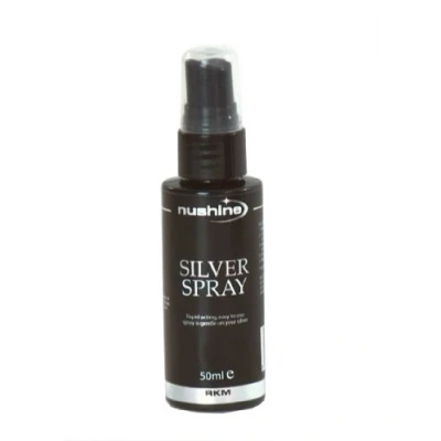 Image of Nushine Silver Polish Cleaner Spray 50ml for Heavy Tarnish, Works in Seconds!