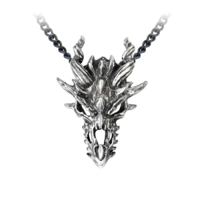 Image of Alchemy Gothic Dragon Skull Pendant (Metal Wear)