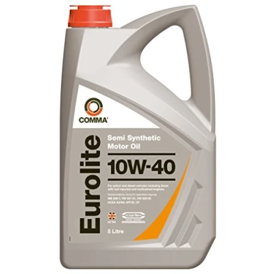 Image of Comma EUL5L Eurolite Semi Synthetic 10W40 Motor Oil, 5 Liter