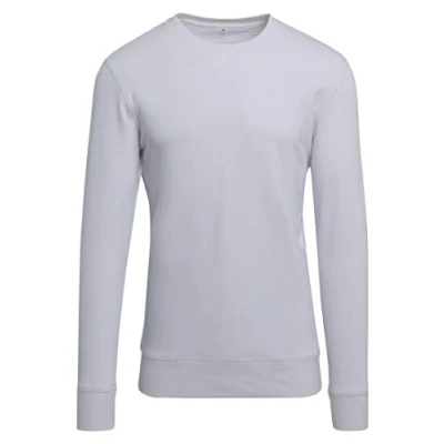 Image of Build Your Brand Light Crew Sweatshirt White 2XL