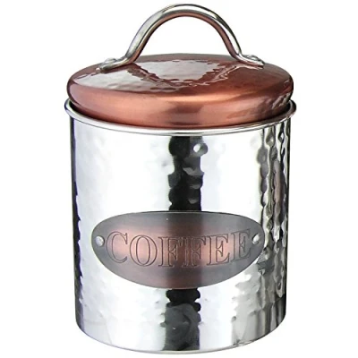 Image of Apollo Canister Coffee, Stainless Steel, Copper/Silver, 9.7x14.3x9.7