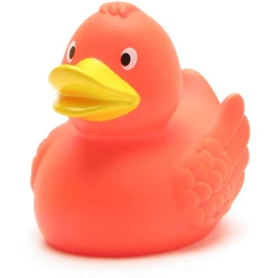 Image of Rubber Duck orange Bathduck Duckshop L: 7,5 cm