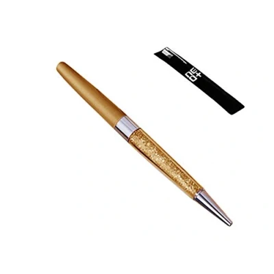 Image of UK Seller ! Crystal Ballpoint pen Made with 140 Sparkling Elements. refill and pouch included. (CHAMPAGNE)