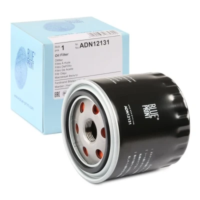Image of 1520800Q0M Oil Filter BLUE PRINT ADN12131 with seal ring Spin on RENAULT: MEGANE 3, GRAND SCENIC 3 Coupe, NISSAN: NP300 Navara Pickup