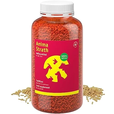 Image of Anima Strath Natural Food Supplement for Dogs &amp; Cats Immune System Digestive Care with 61 Vital Nutrients, Vitamins, Minerals, Amino Acids Prebiotic Qualities BARF Diet Pet Topper
