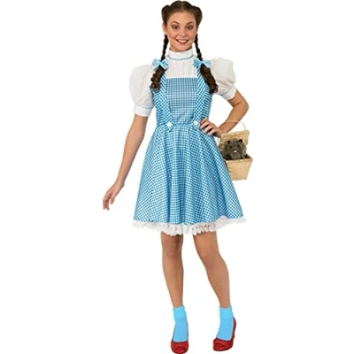 Image of Rubie&#039;s 887378L000 Wizard of Oz Dorothy, Adults Costume Disney Sized, Multicolour, Large
