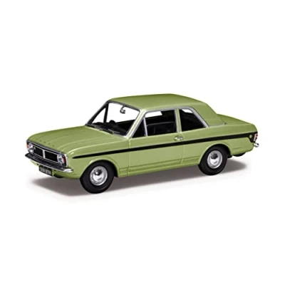 Image of Corgi Ford Cortina Mk2 Lotus Fern Green Vangaurds Diecast Model
