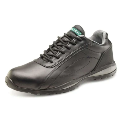 Image of Click Double Density Trainer Shoe Sbp Black UK 5 EU 38