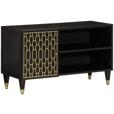 Image of vidaXL TV Cabinet 80x31.5x46 cm Solid Wood Mango