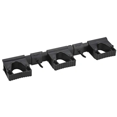 Image of Vikan Hygienic Hi Flex Wall Bracket System, Black