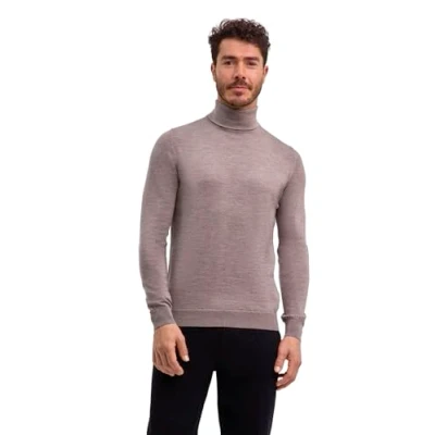 Image of FALKE Men&#039;s Pullover 60914 Blouse, Capino Mel., S UK