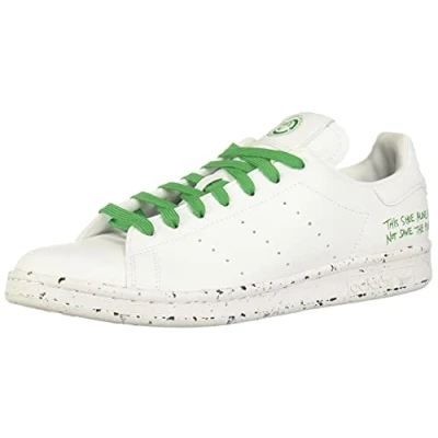 Image of adidas Men&#039;s Stan Smith Sneaker, Cloud White/Green, 7 UK