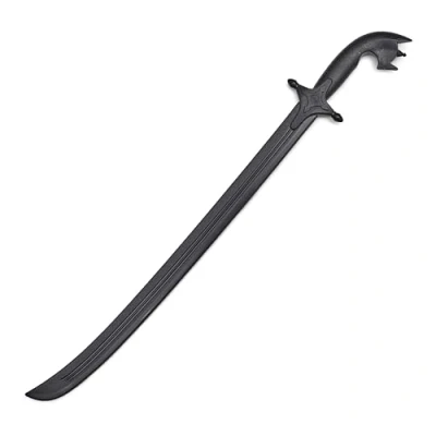 Image of Martial Arts Black Polypropylene Plastic Arab Saif Training sword