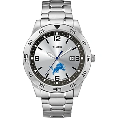 Image of Timex Men&#039;s NFL Citation 42mm Watch Detroit Lions with Stainless Steel Expansion Band