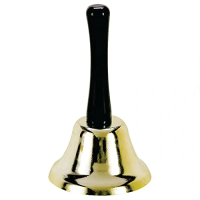 Image of Father Christmas Bell Fancy Dress Xmas Party Santa Clause Musical Accessory