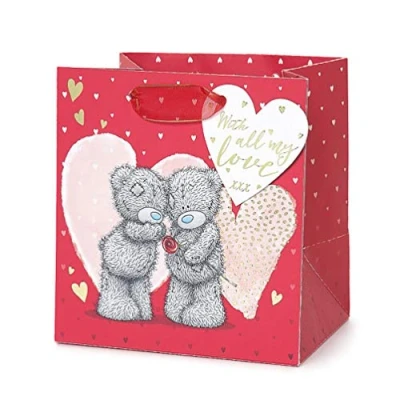 Image of Me to You Love Heart Tatty Teddy Small Gift Bag