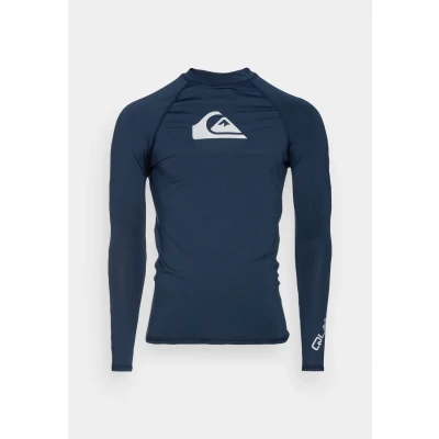 Image of Quiksilver Alltime SURF Rash vest, Men&#039;s, Size: XS, Navy blazer