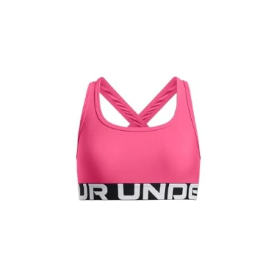Image of Under Armour Medium support sports bra Super pink for kids, Size: 8y,
