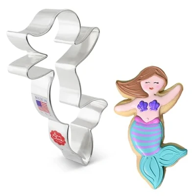 Image of Ann Clark Cookie Cutters Mermaid Cutter, 11.4 cm