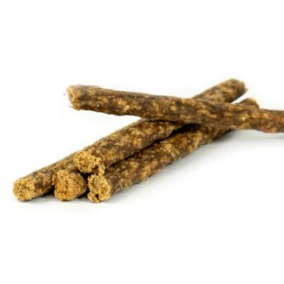 Image of SKIPPER&#039;S Farm Shop Venison Sticks Air Dried 100% Meat Chews, High in Protein &amp; Easily Digestible Dog Treats, Breakable into Pieces for Training or Snacking Just (100g)