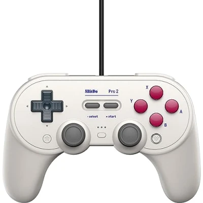 Image of 8Bitdo Pro 2 Wired USB Controller for Switch, PC, Android, Steam &amp; Raspberry Pi (Grey Edition) (Nintendo Switch)