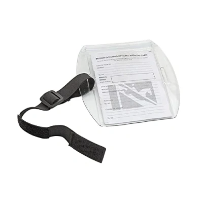 Image of Shires Rider Medical Arm Band, Adjustable Strap, Card,