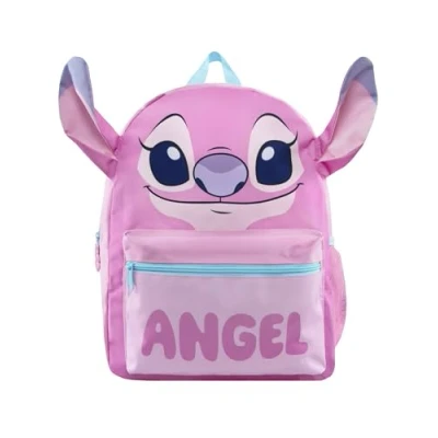 Image of Disney Lilo And Stitch Backpack For Girls, Angel Girls With 3D Ears, &amp; Bags, Children&#039;s Backpacks, One Size Pink